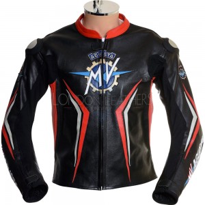 MV Agusta Special Race Rep Edition Leather Biker Jacket